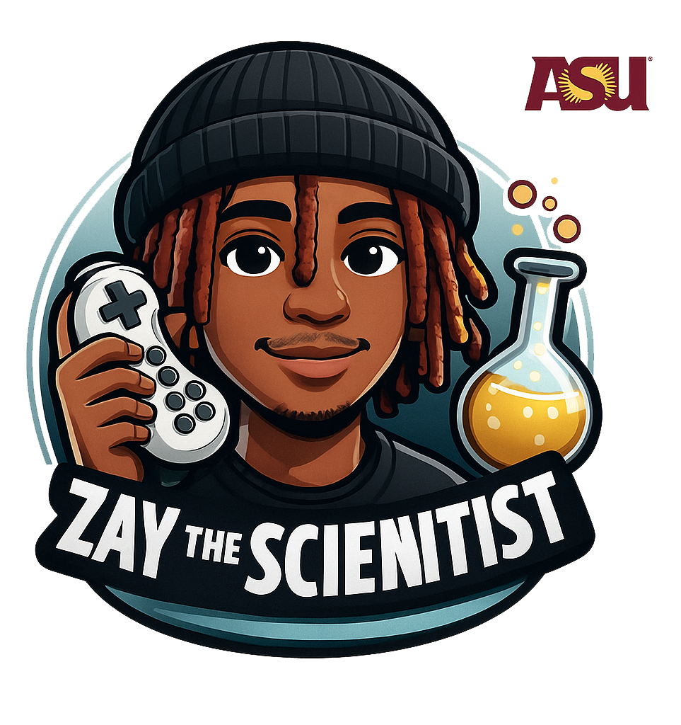 Zay the Scientist logo
